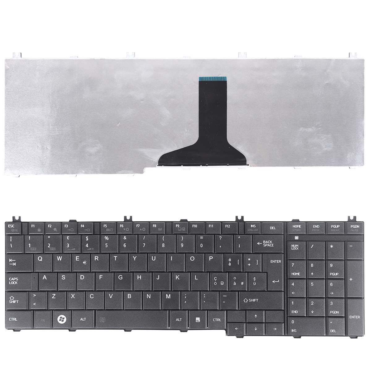 Picture of New Replacement Laptop Keyboard For TOSHIBA Satellite C650 C660 L650 L670 BLACK OEM IT Layout